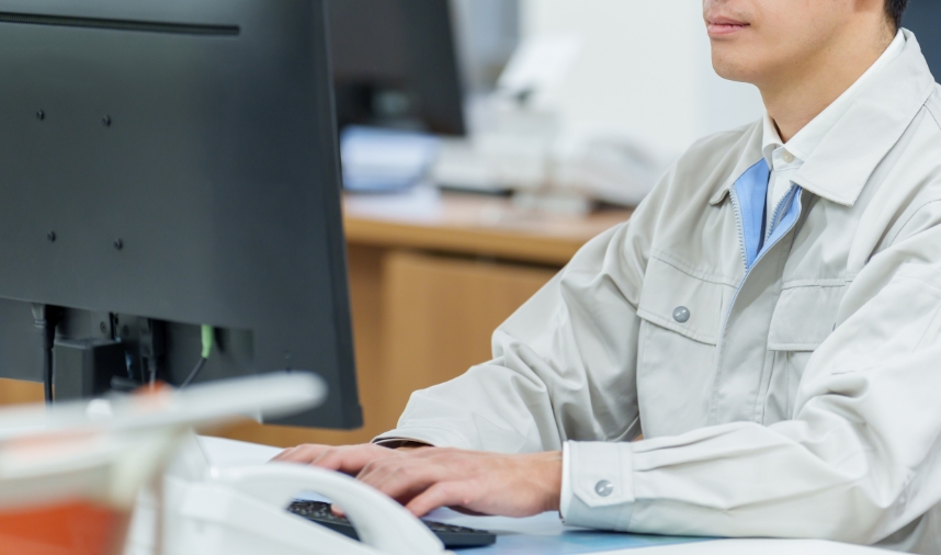 施工図の作図作業、設計図の読み込み作業