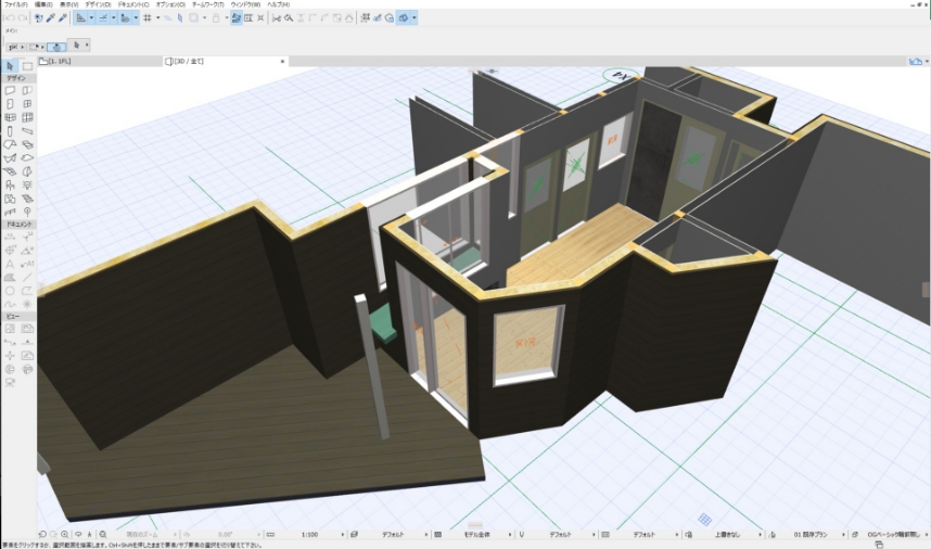 施工図の作図作業、設計図の読み込み作業